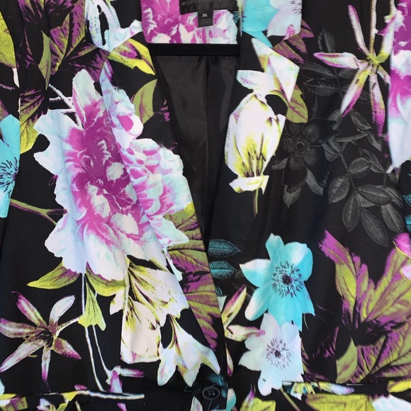 WORTHINGTON print blazer size XL - Picture 4 of 8